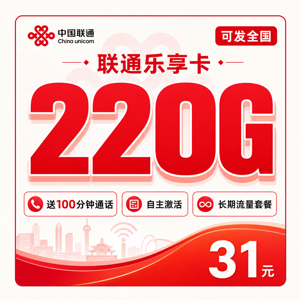 联通乐享卡套餐展示图1